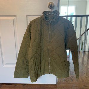 Mens GAP Large olive cotton field jacket
